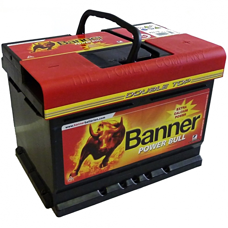 Автомобильный аккумулятор BANNER Power Bull (62 05) 62R 540A 241x175x190