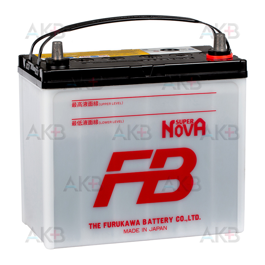 Автомобильный аккумулятор FB Super Nova 55B24L (45R 440A 238x129x225)