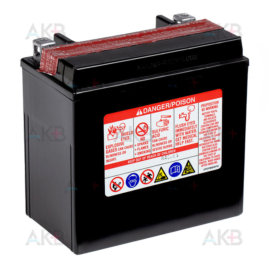Мото аккумулятор Yuasa YTX14L-BS - 12 Ач 200А (150x87x145) обр. пол. AGM сухоз.