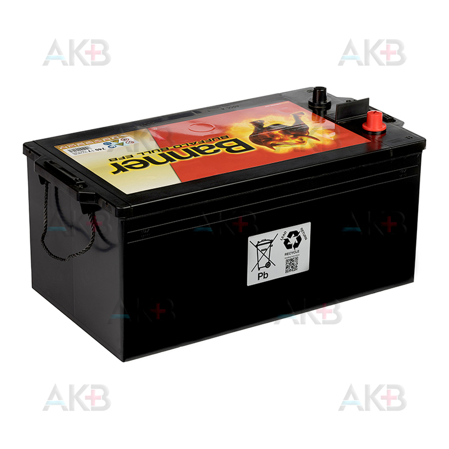 Автомобильный аккумулятор BANNER Buffalo Bull EFB (740 17) 240 евро 1200A 517x273x240