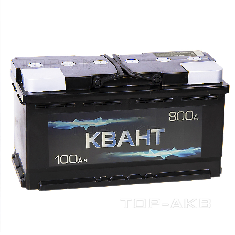 Автомобильный аккумулятор Квант 100L 800A 353x175x190