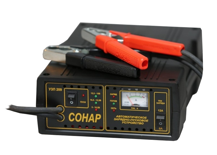Пуско-зарядное устройство Сонар УЗП 209 (12V 6/12A 30-180 Ач) пуск 90-105А
