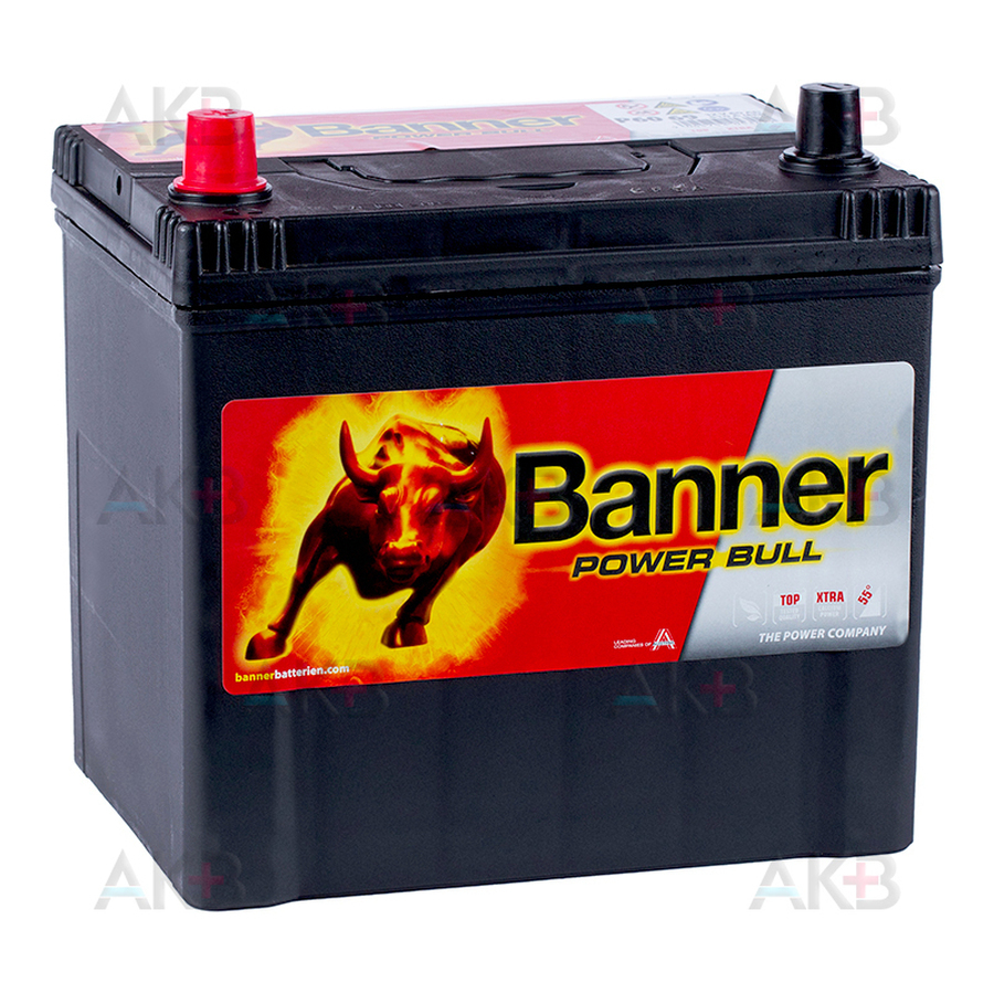 Автомобильный аккумулятор BANNER Power Bull (60 69) 60L 480A 233x173x225