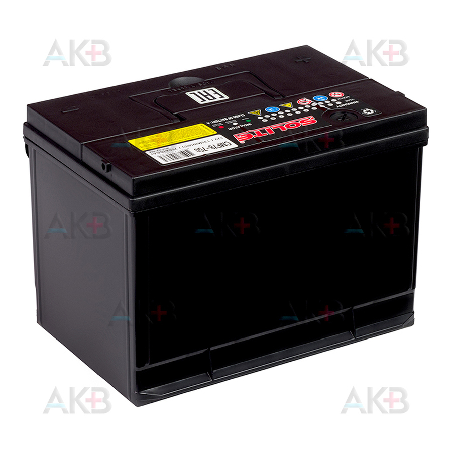 Автомобильный аккумулятор Solite 78-750 (85L 750А 260x179x184) боковые клеммы