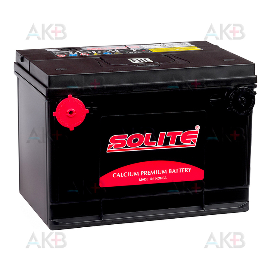 Автомобильный аккумулятор Solite 78-750 (85L 750А 260x179x184) боковые клеммы