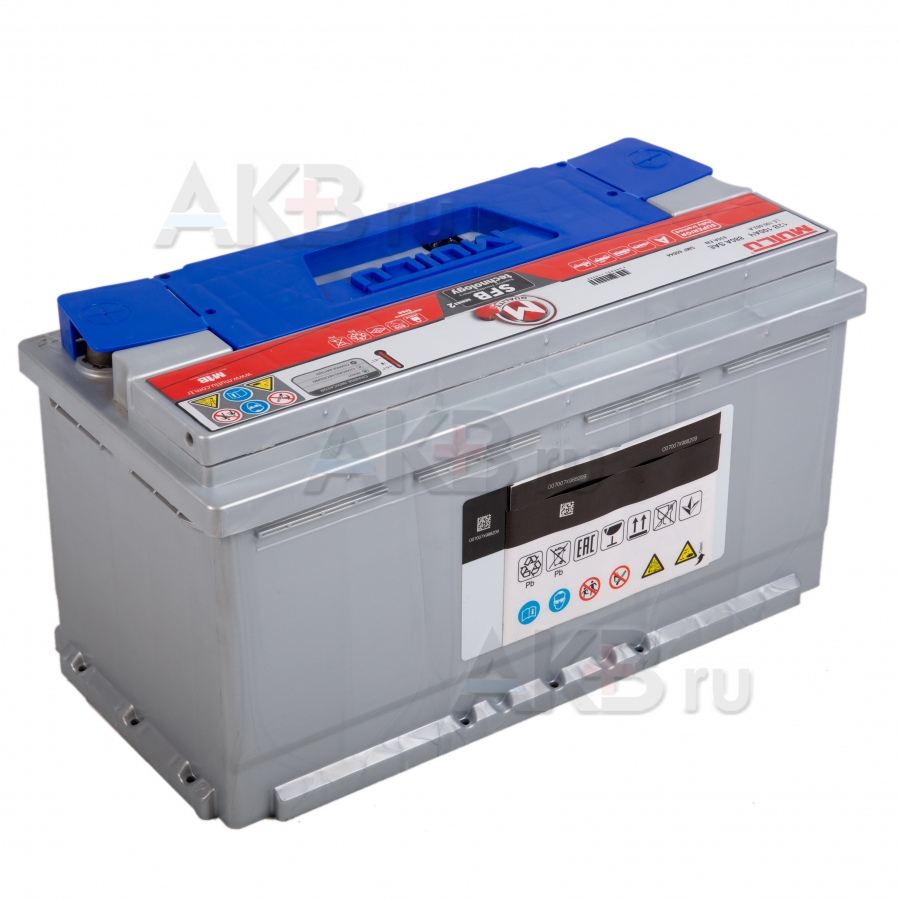 Автомобильный аккумулятор Mutlu Mega Calcium 100R 830A 353x175x190