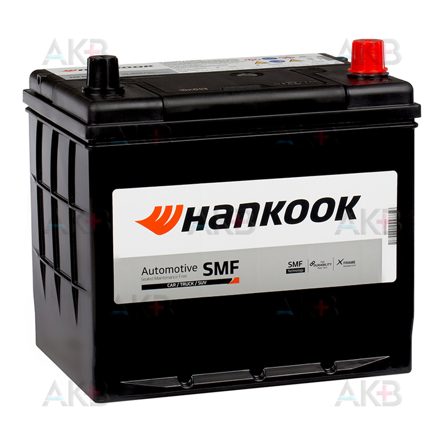 Автомобильный аккумулятор Hankook 85D23L (68R 600А 229х172х225)