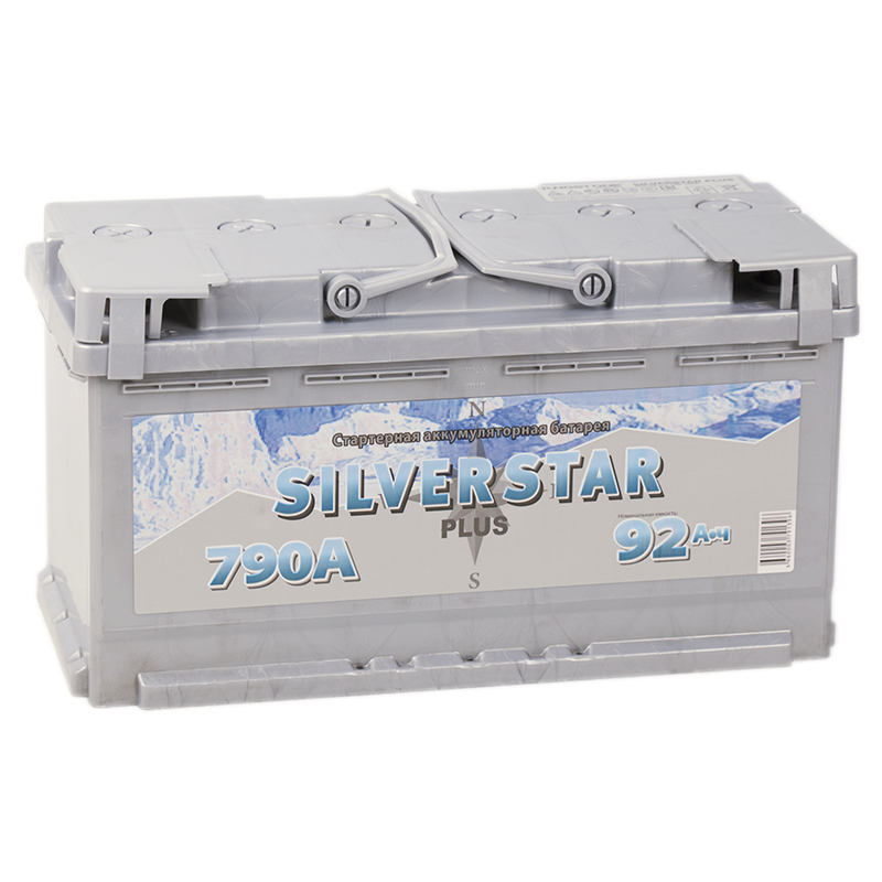 Автомобильный аккумулятор Silverstar Plus 92R 790A 353x175x190