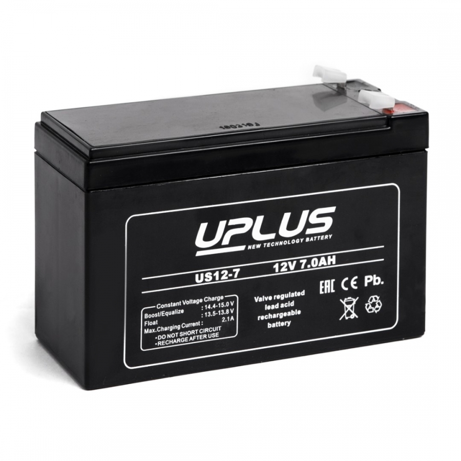 Аккумуляторная батарея Uplus US12-7 | 12V 7 Aч (151x65x94)