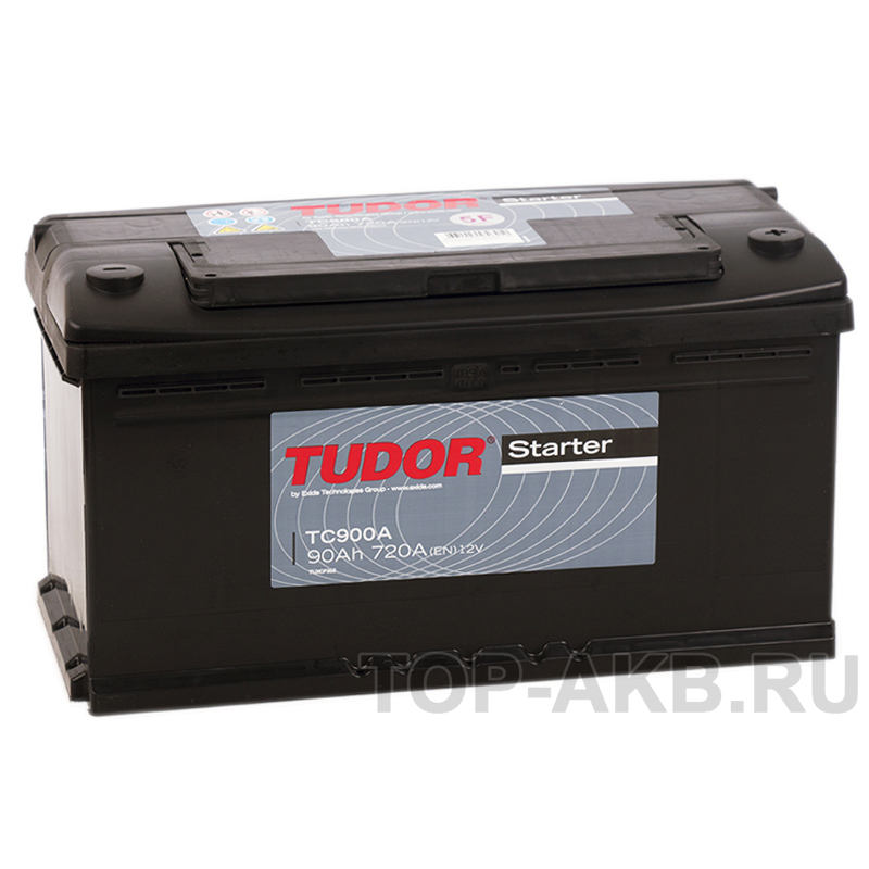 Автомобильный аккумулятор Tudor Starter 90R (720A 353x175x190) TC900