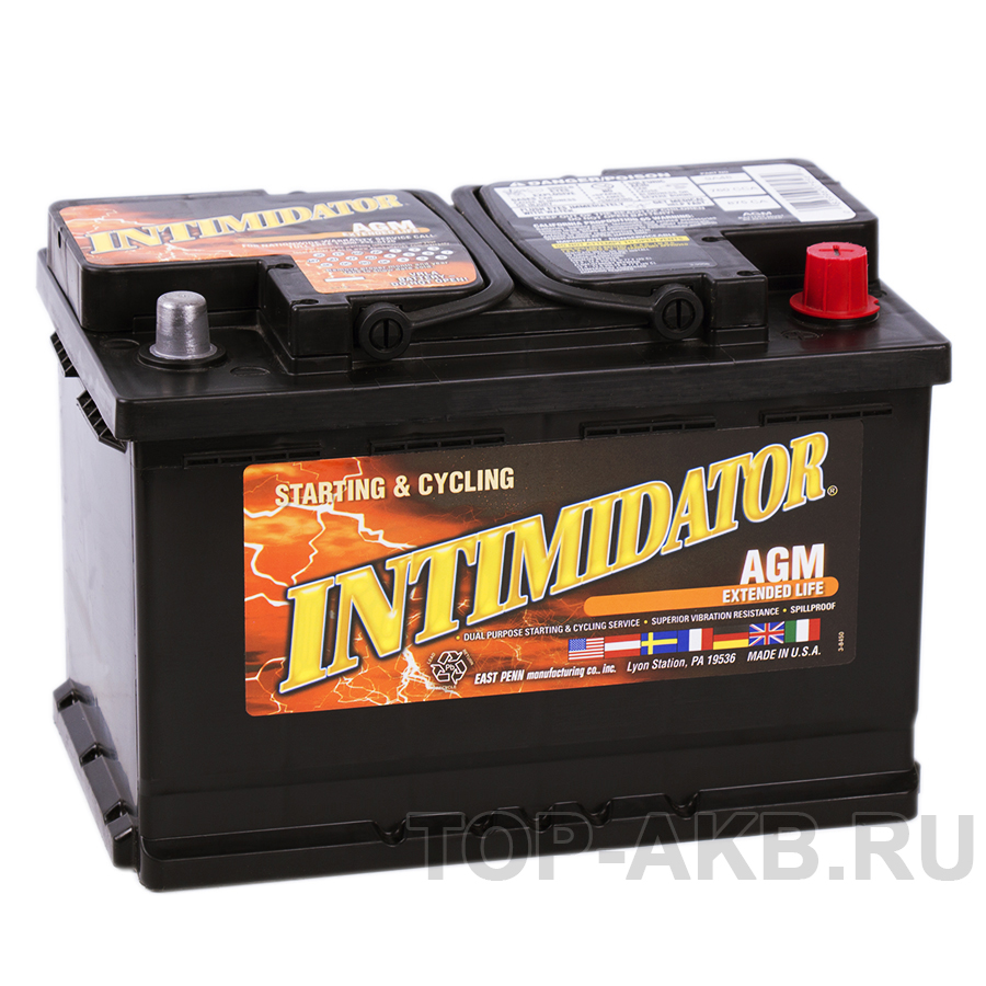 Автомобильный аккумулятор Deka Intimidator AGM 74R (9A48 760A 278x175x190)