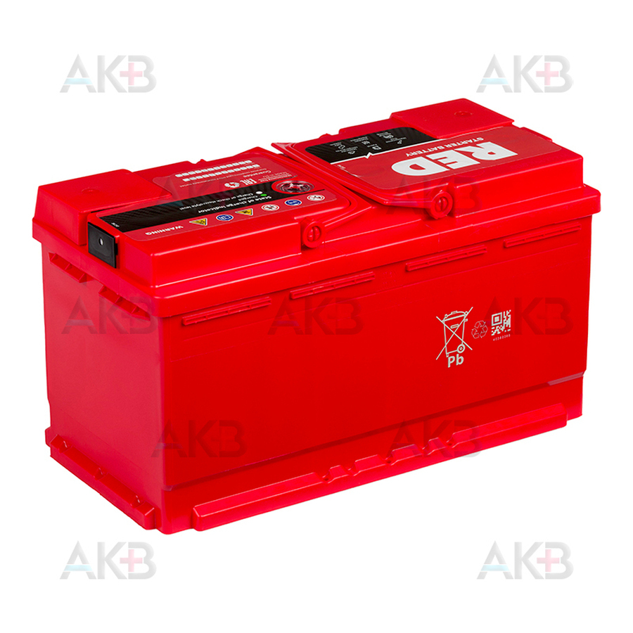 Автомобильный аккумулятор Red 100R (900A 353x175x190)