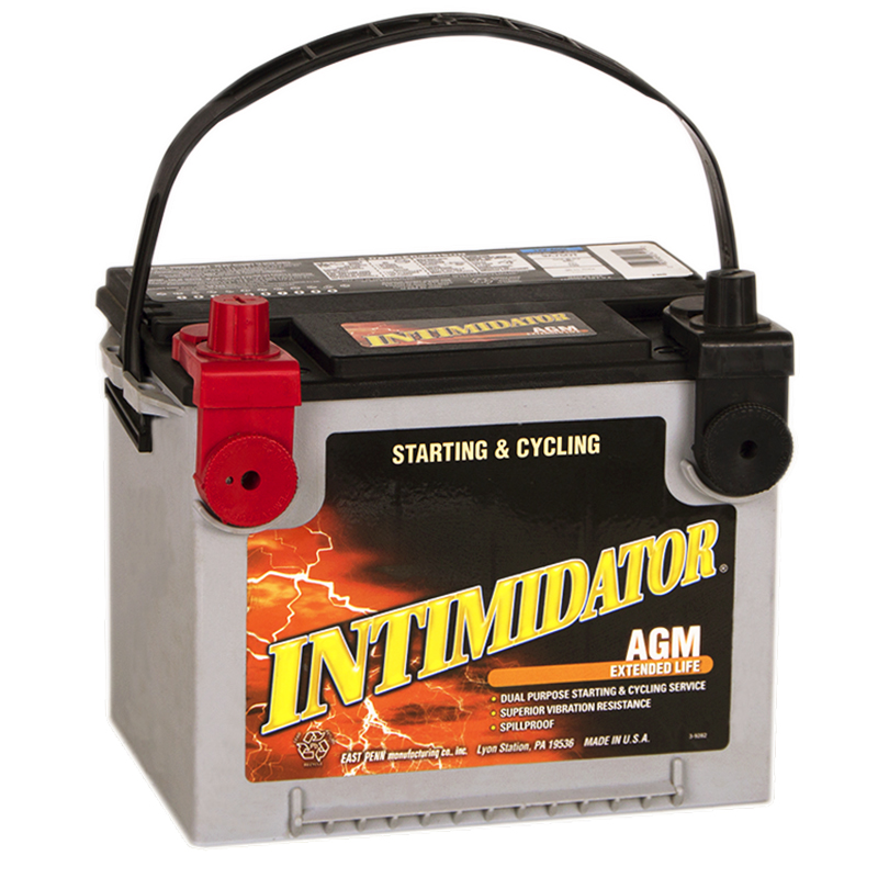 Автомобильный аккумулятор Deka Intimidator AGM 68L 4 клеммы (9А75DT 680A 230x171x200)