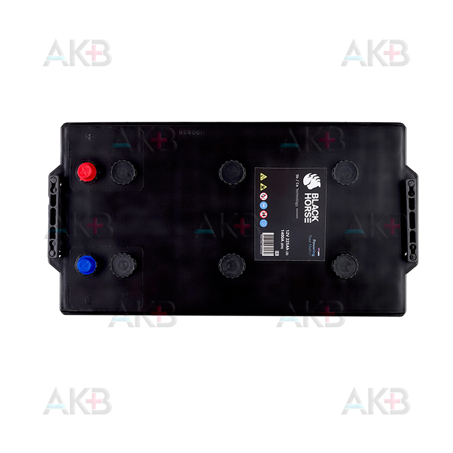 Автомобильный аккумулятор Black Horse 225 евро 1400A 518х273х240