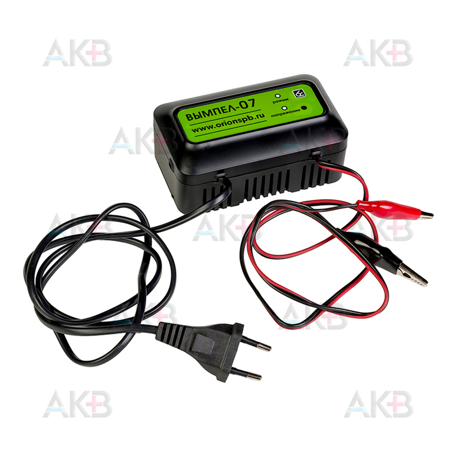 Зарядное устройство Вымпел 07 (автомат, 1.2А, 12В для гелевых и кислотных АКБ)