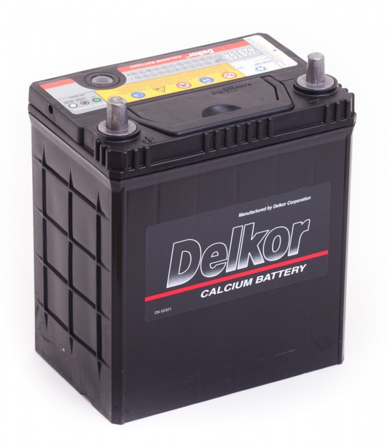 Автомобильный аккумулятор Delkor 42B19R (40L 340A 187x127x227)