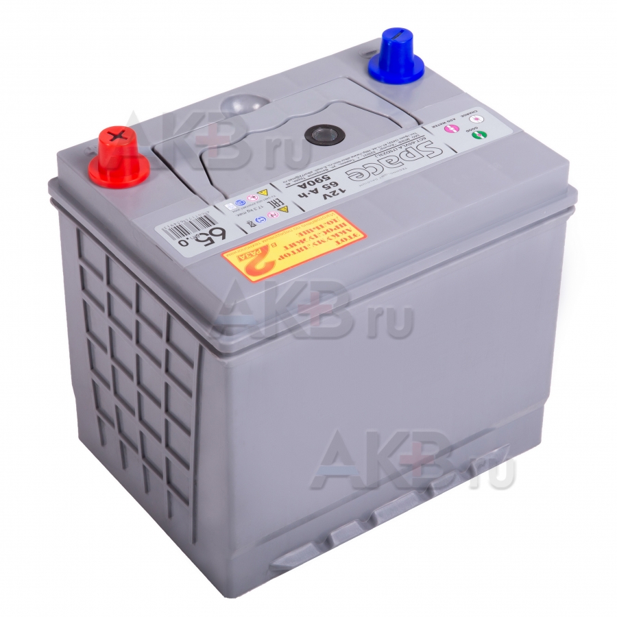 Автомобильный аккумулятор Space Asia 75D23L (65R 590A 232x173x225)