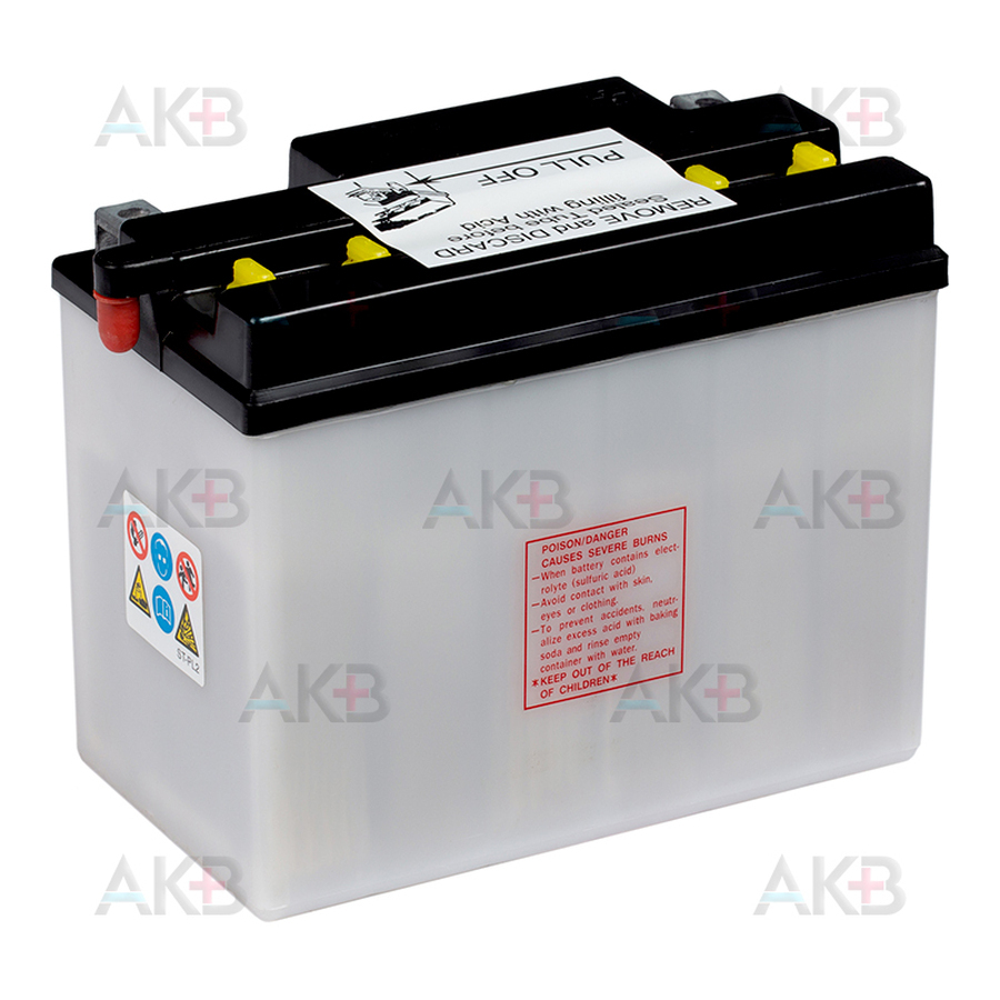 Мото аккумулятор Yuasa YB12B-B2 12V 12,6Ah 140A (160x90x130) прям. пол. Heavy Duty сухозаряж.
