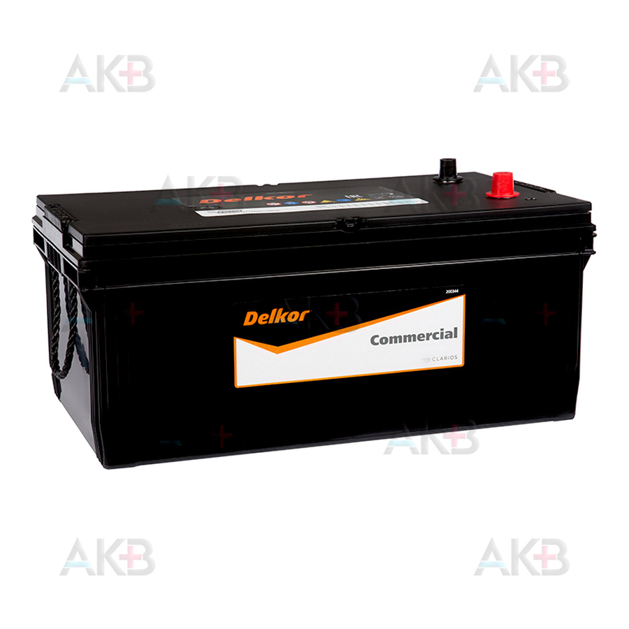 Автомобильный аккумулятор Delkor 225H52R 220 Ач обратная пол. (евро) 1300A 518x276x242