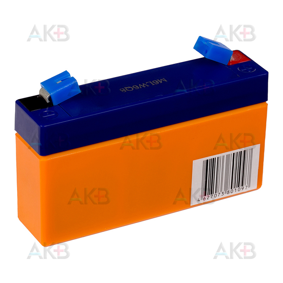 Аккумуляторная батарея Delta DTM 6012, 6V 1.2Ah (97x24x52)