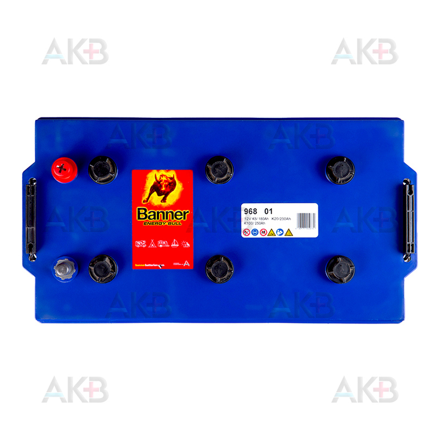 Автомобильный аккумулятор BANNER Energy Bull (968 01) 12V 230Ah 517x273x240