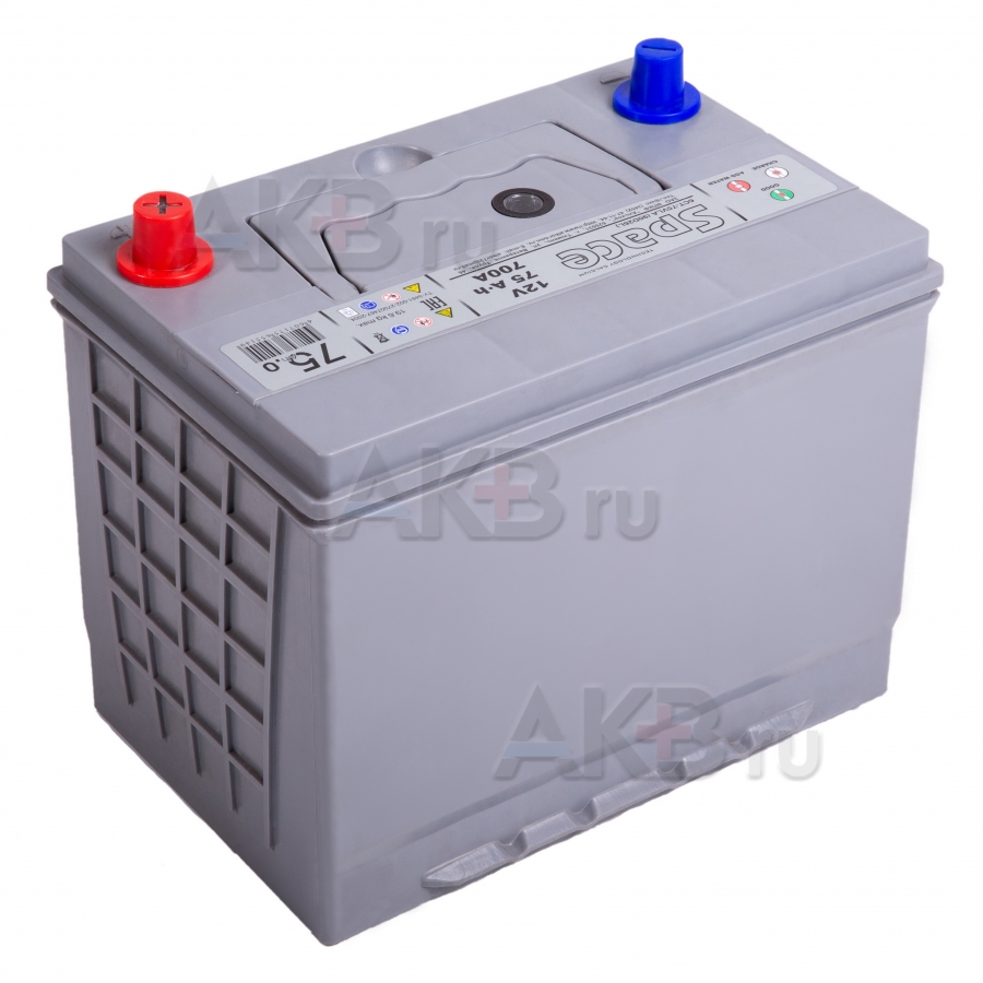Автомобильный аккумулятор Space Asia 90D26L (75R 700A 261x173x225)