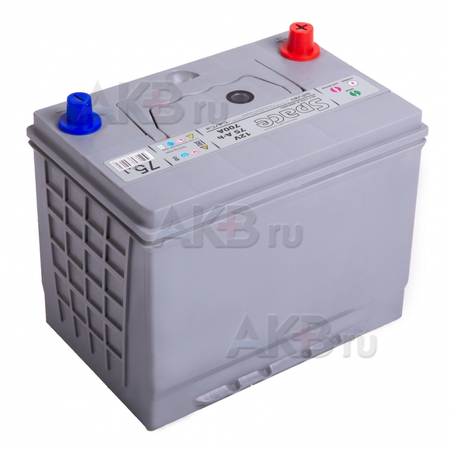 Автомобильный аккумулятор Space Asia 90D26R (75L 700A 261x173x225)