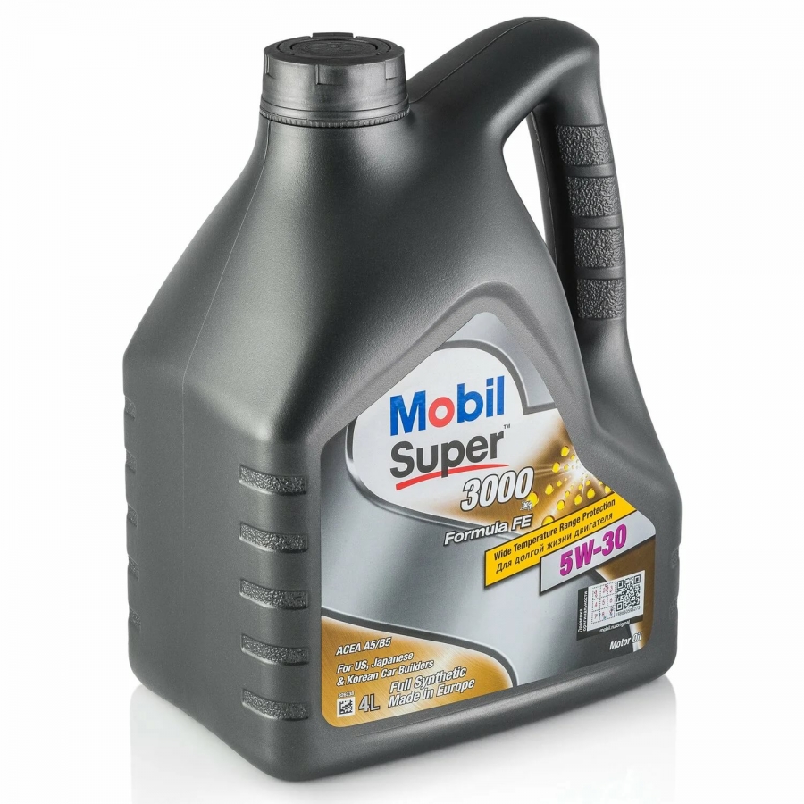 Моторное масло Mobil Super 3000 X1 Formula FE 5W30 4л 152564