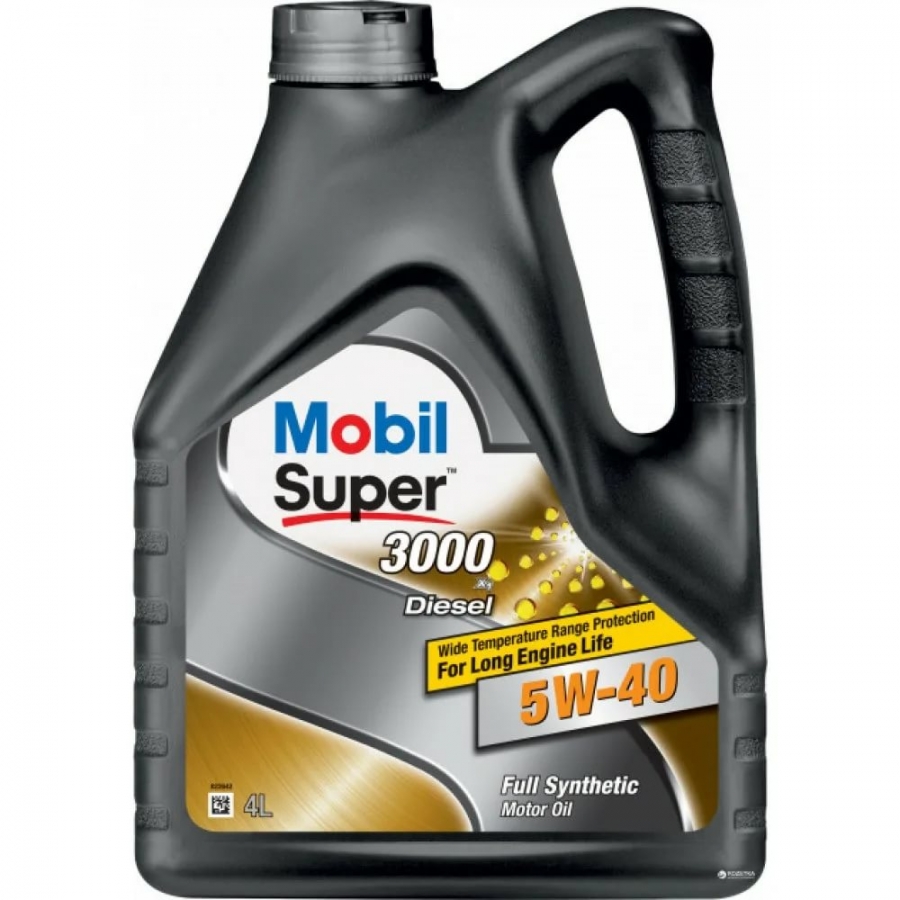 Моторное масло Mobil Super 3000 X1 5W40 Diesel 4л п/синт.