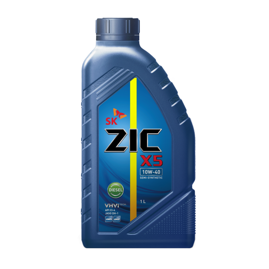 Моторное масло ZIC X7 10W40 CI-4 дизель п/с 1л