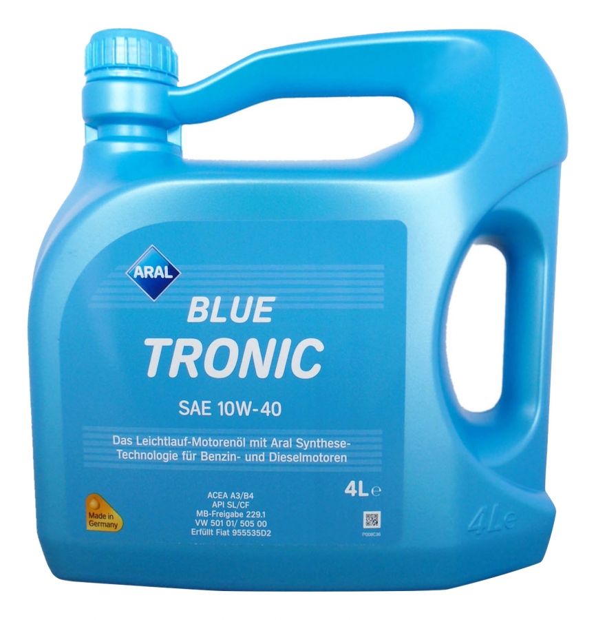 Грузовой аккумулятор Aral BlueTronic 10W40 4л