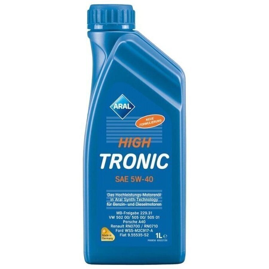 Грузовой аккумулятор Aral HighTronic 5W40 1л