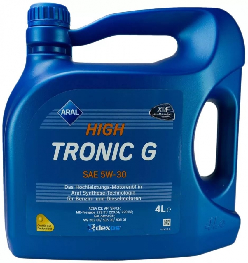 Грузовой аккумулятор Aral HighTronic G 5W30 4л