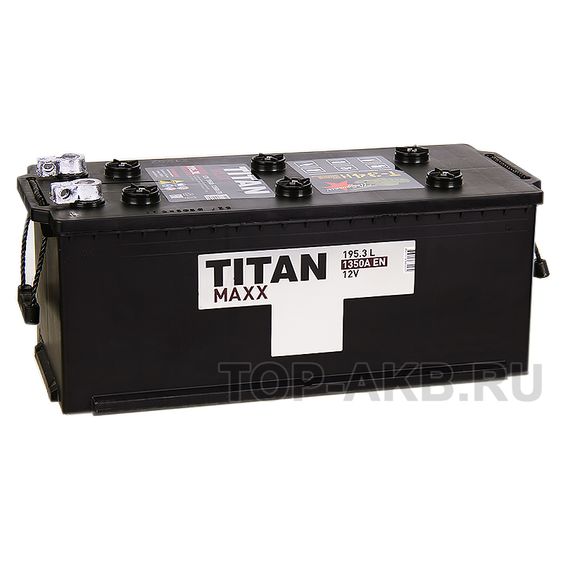 Автомобильный аккумулятор TITAN Maxx 195 евро 1350А 524x239x240