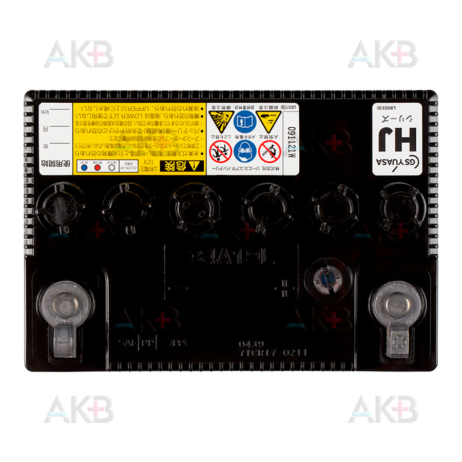 Автомобильный аккумулятор GS YUASA HJ-34A19L 30Ah 270A (187х127х184) обр. пол.