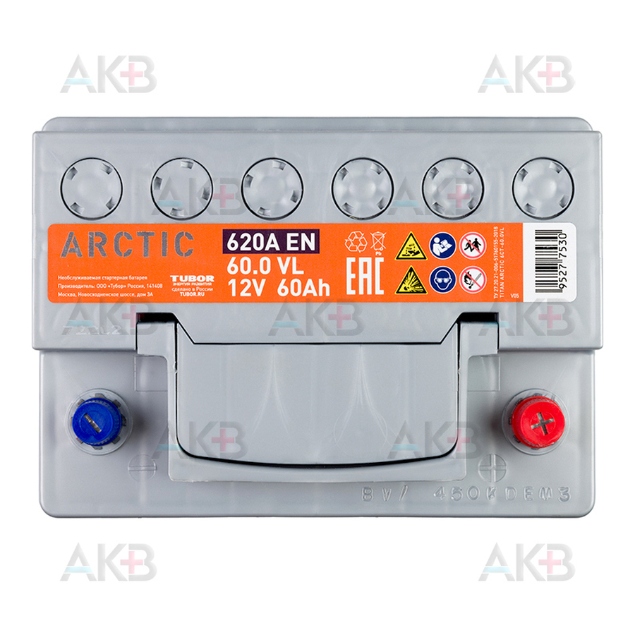Автомобильный аккумулятор Titan Arctic 60L 620A 242x175x190