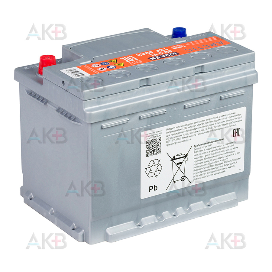 Автомобильный аккумулятор Titan Arctic 60L 620A 242x175x190