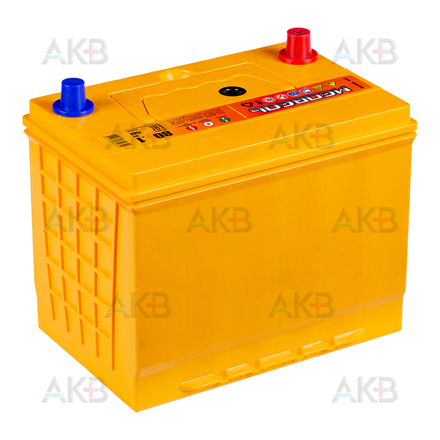 Автомобильный аккумулятор Медведь Asia 105D26R 80 Ач 750A п.п. (260x173x225) ca/ca Silver