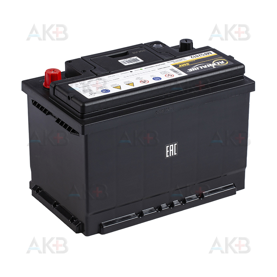 Автомобильный аккумулятор Alphaline Standard 57412 12V 74Ah 680A (278x175x190) 74.0 L3 обр.