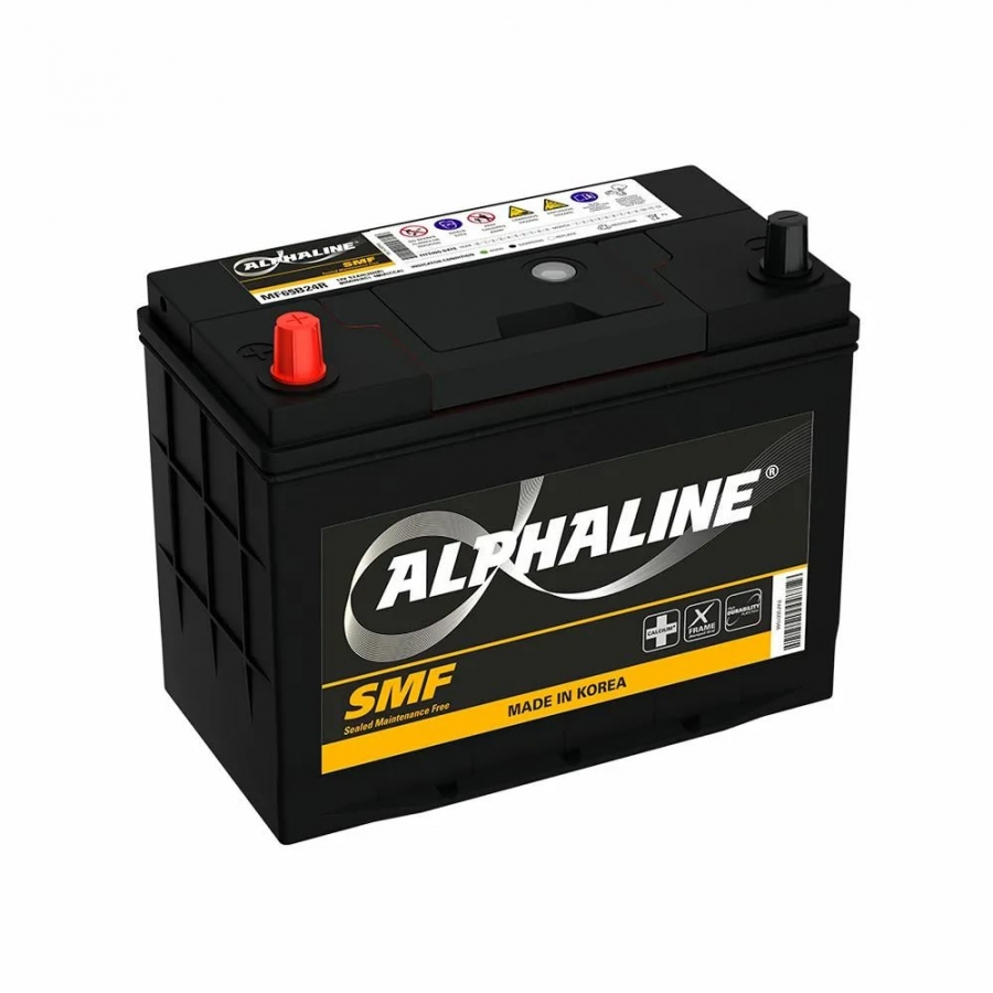 Автомобильный аккумулятор Alphaline Standard 65B24R 12V 52Ah 480A (232x127x220) 52 пр