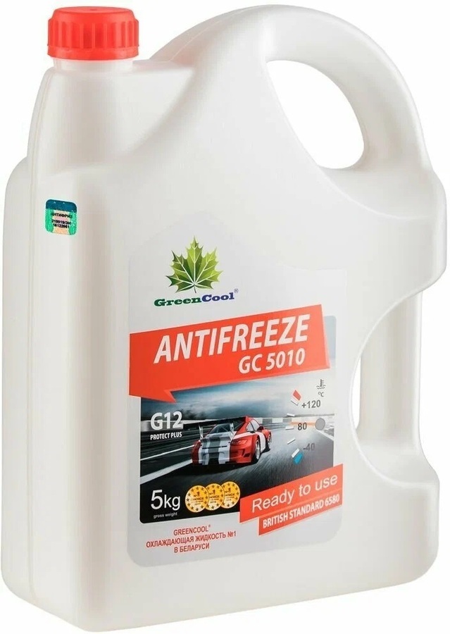Антифриз GreenCool GC5010 5л красный 791685