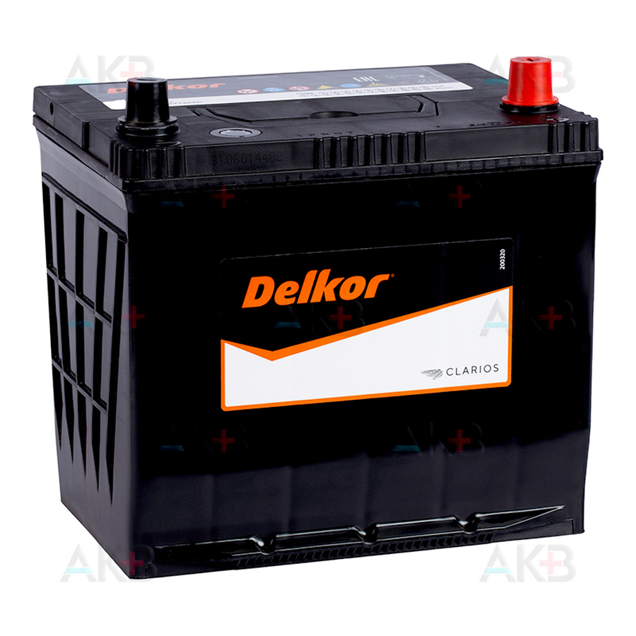 Автомобильный аккумулятор Delkor 50D20L (60R 525А 208x173x207)