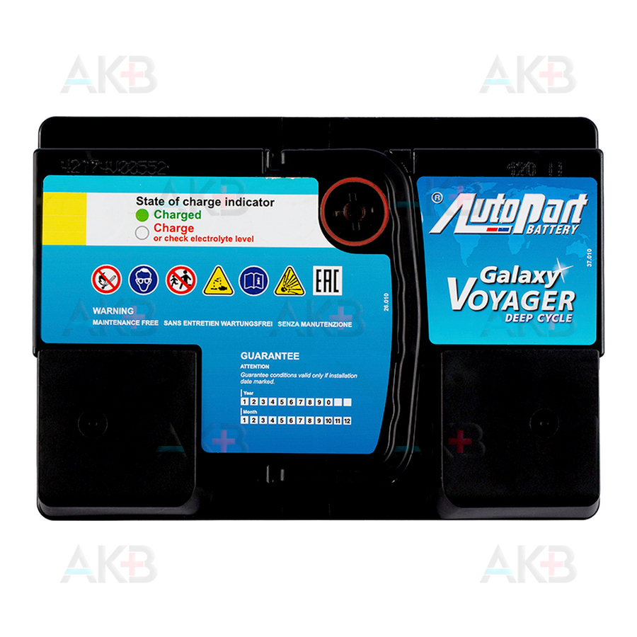 Автомобильный аккумулятор Autopart Galaxy Voyager 60 Ач (242x175x190) Deep Cycle 560-800