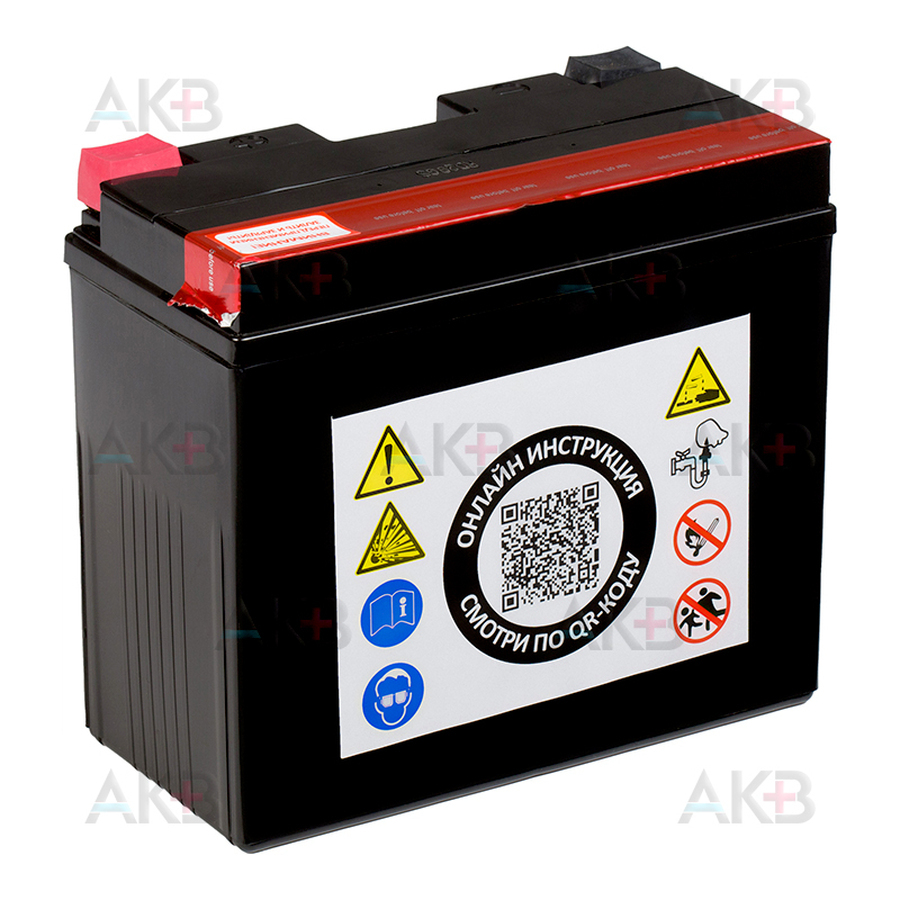 Мото аккумулятор RDrive GYZ20HL-BS 23.1Ah 320А обр. пол. AGM (175x87x155) eXtremal PLATINUM сухозаряж.