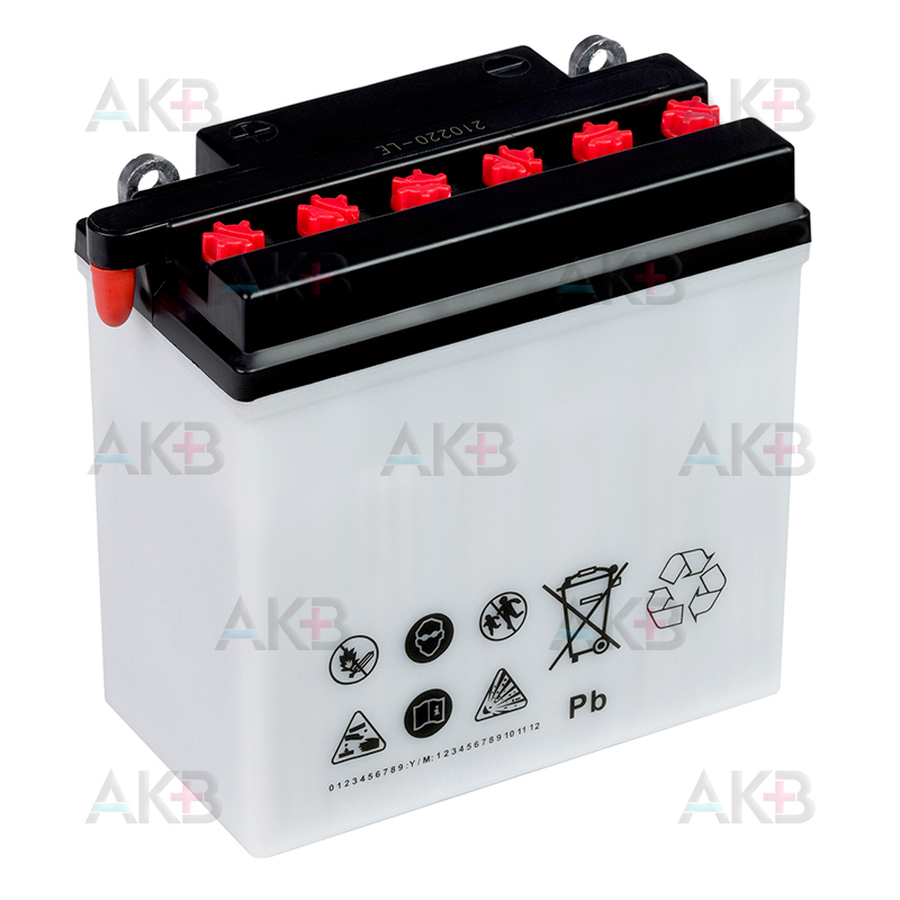Мото аккумулятор Exide Conventional EB7L-B 12V 8Ah 85A (135x75x133) YB7L-B обр. пол. сухоз.
