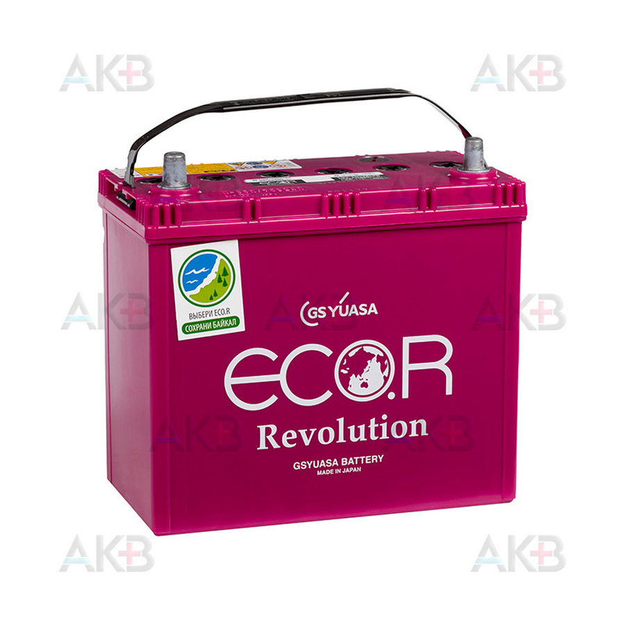Автомобильный аккумулятор GS Yuasa ER-75B24R N-65R (50L 520A 238x128x227) ECO.R Revolution Start-Stop