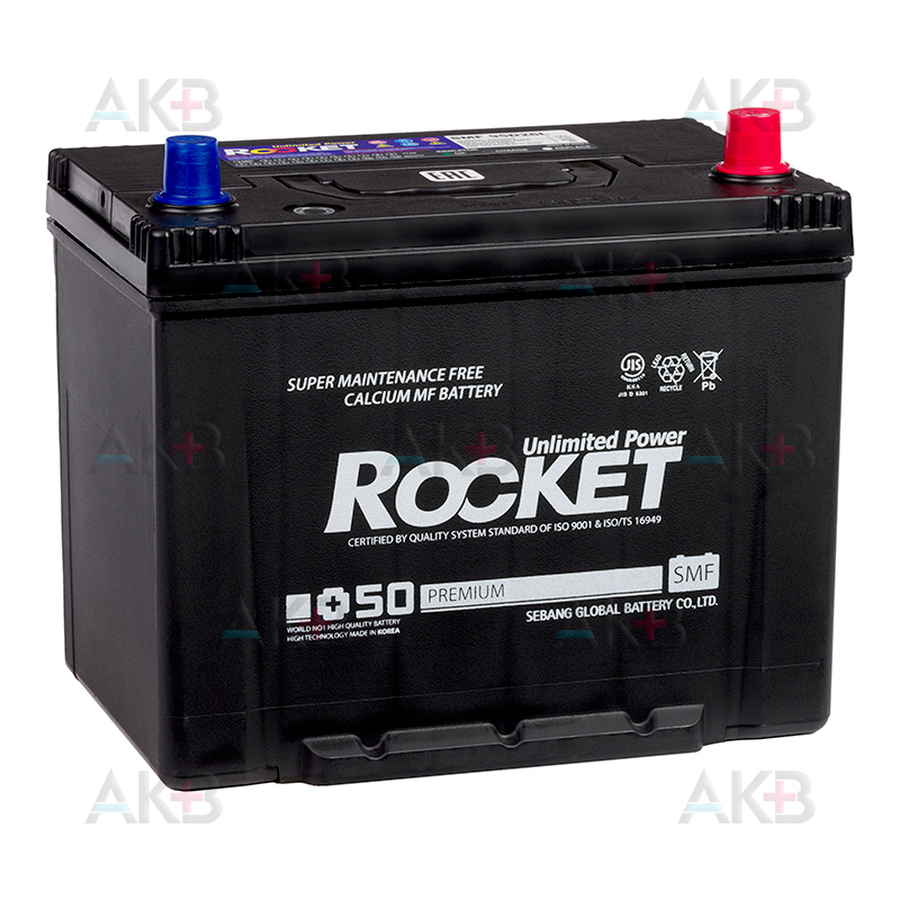 Автомобильный аккумулятор Rocket 95D26L 85Ah 710A (260x175x225) обр. пол.