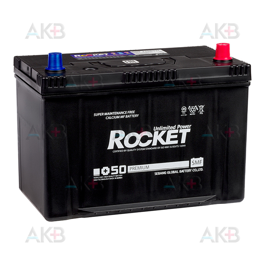 Автомобильный аккумулятор Rocket 115D31L 95Ah 800A (305x173x225) обр. пол.