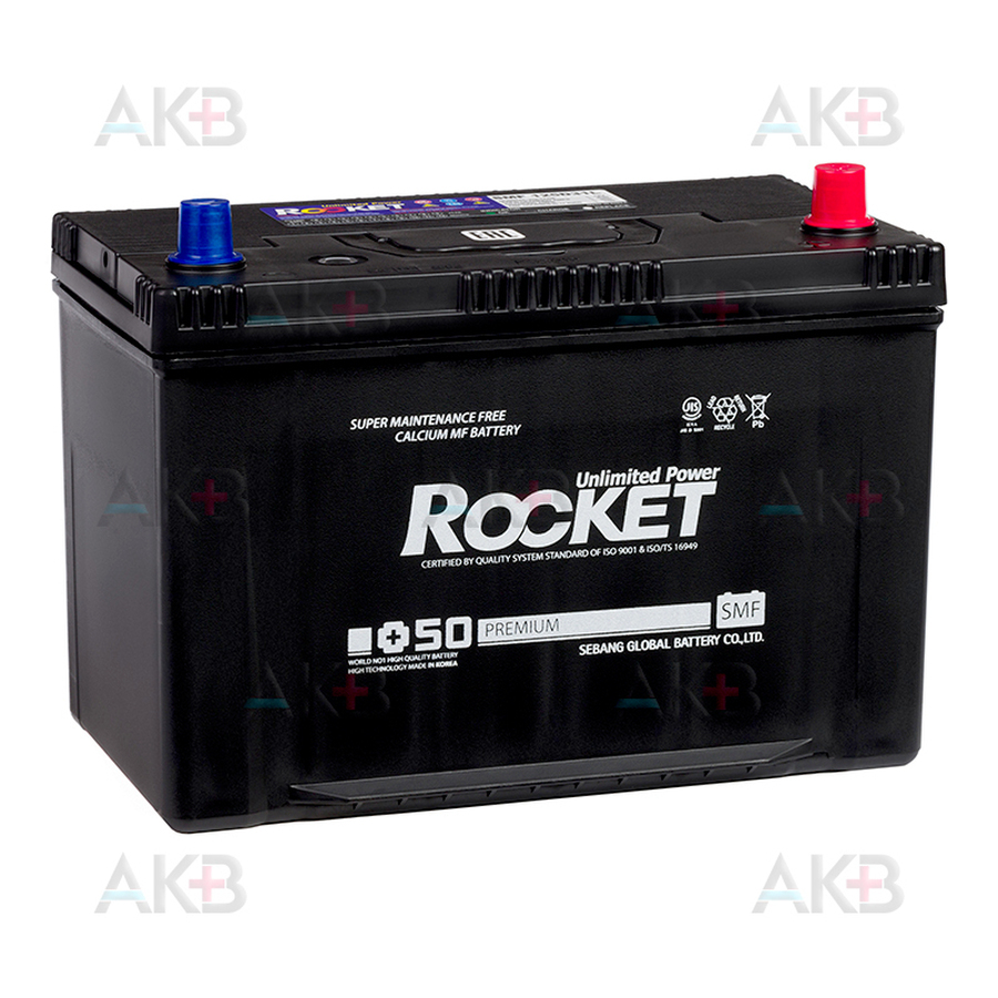 Автомобильный аккумулятор Rocket 125D31L 100Ah 830A (305x173x225) обр. пол.