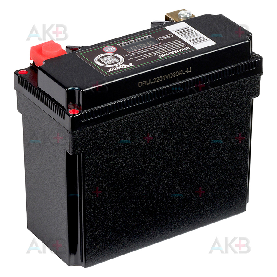Мото аккумулятор Rdrive LITHIUM GYZ20HL-Li 12V 96 Втч 7,5Ah 375А обр. пол. (175x87x155) CYLITHIUM (LiFePO4)